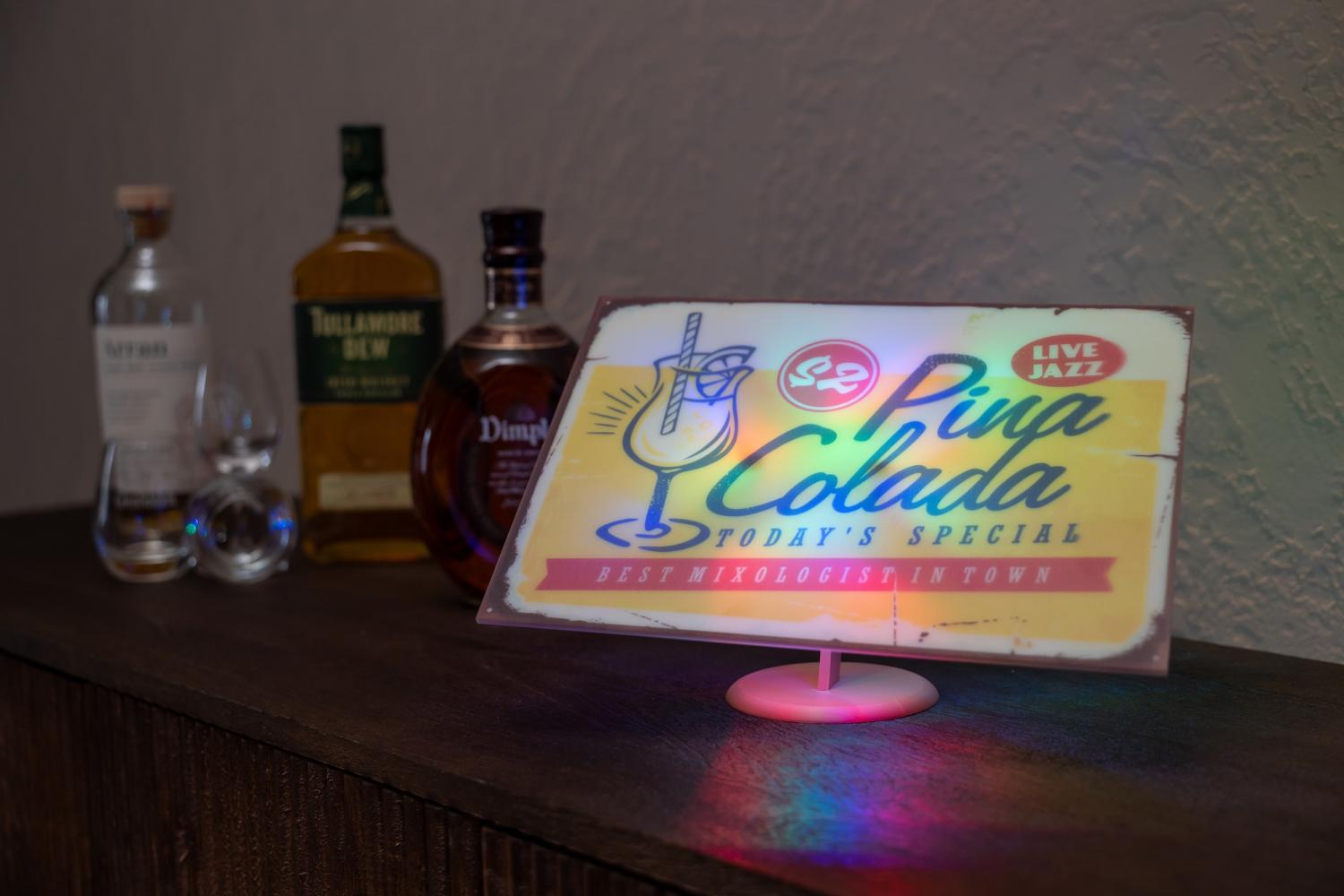 Wandlamp met standaard pina colada