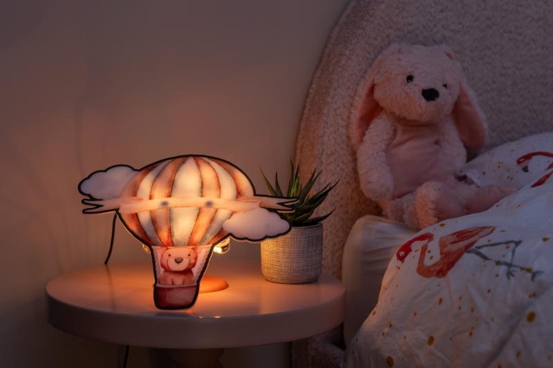 Happy bear balloon glow